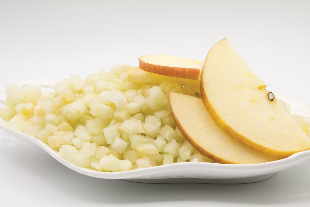 Dondurulmuş Elma Dilimi